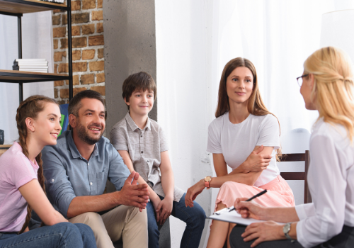 A happy family at Family Counseling in Peoria IL