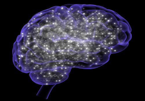 A brain with electrical signals lit up, representing Neurofeedback Treatment in Dunlap IL