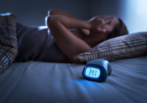 A person not able to sleep, having trouble with Insomnia and Sleep Hygiene in Peoria IL