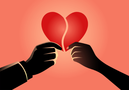 Two hands putting a heart back together, representing Couples Counseling in Peoria IL