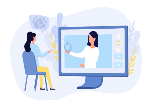 An illustration of Telehealth Counseling in East Peoria IL