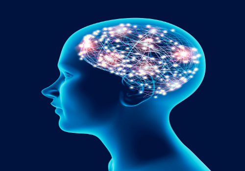 An illustration of the electrical signals in your brain during Peoria Neurofeedback