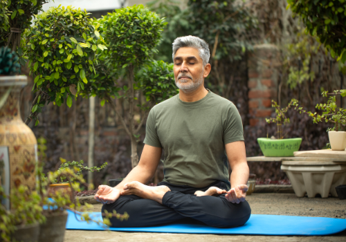 A man using meditation to Help Treat Depression?