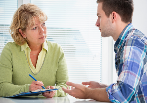 A man struggling with depression going through General Counseling Services in Peoria IL