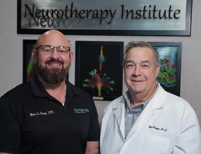 Shane Young and Ted Chapin, two certified neurotherapy specialists at Chapin & Russell Associates
